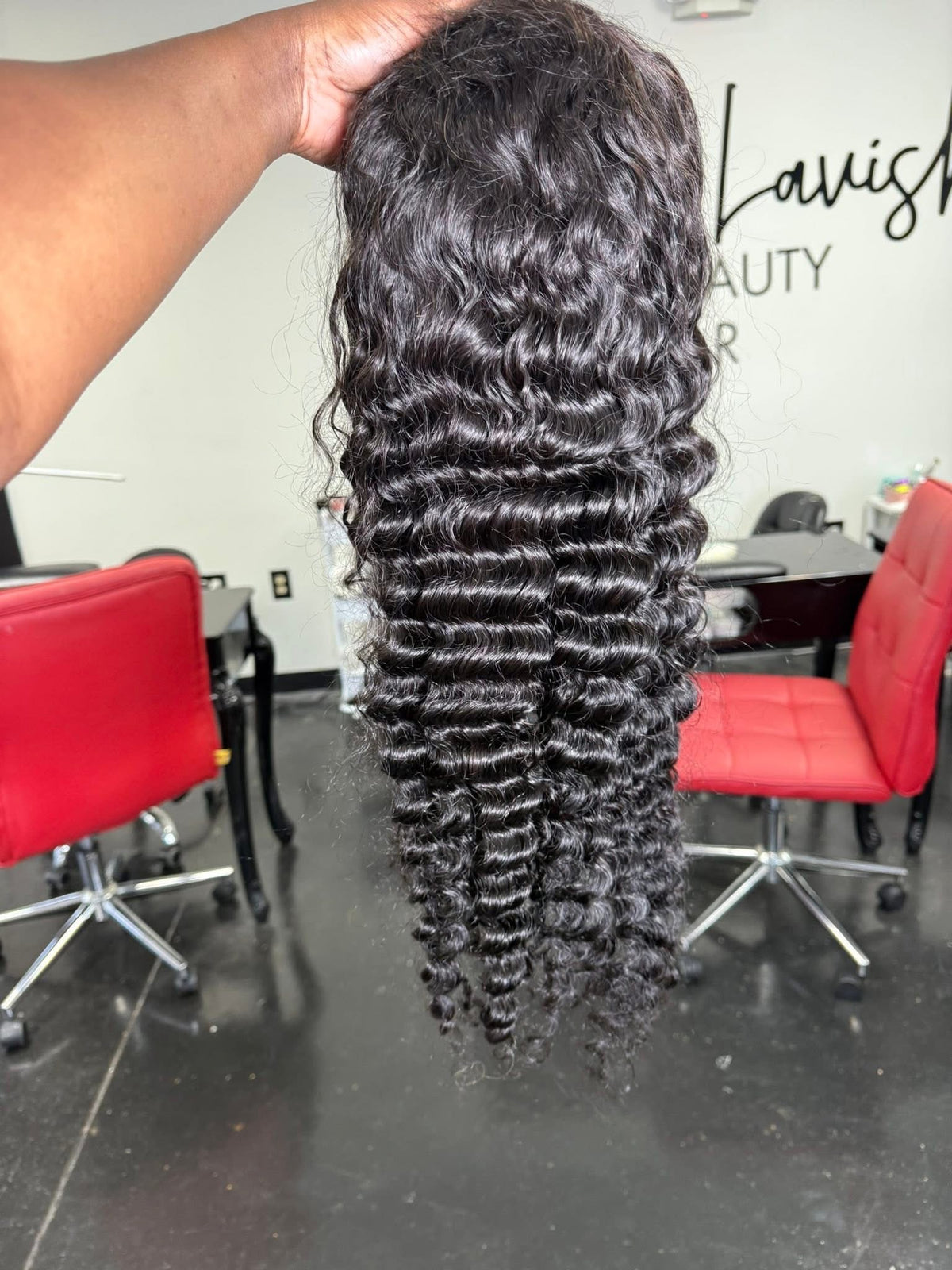 13x4 Deep Wave Lace Front Wig – 200% Density