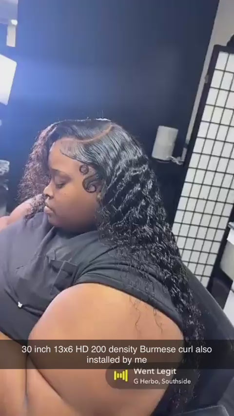 Signature Burmese  Wave 13x6 Lace Wig | 200% Density